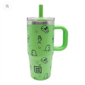 NWOT Yaya My First Halloween Skull Zombies Toddler Tumbler